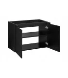 Cabinet with sink, NOVA, black, 80 cm order